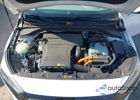 2017 Hyundai Ioniq Hybrid Sel from USA, damaged, VIN KMHC75LCXHU040016